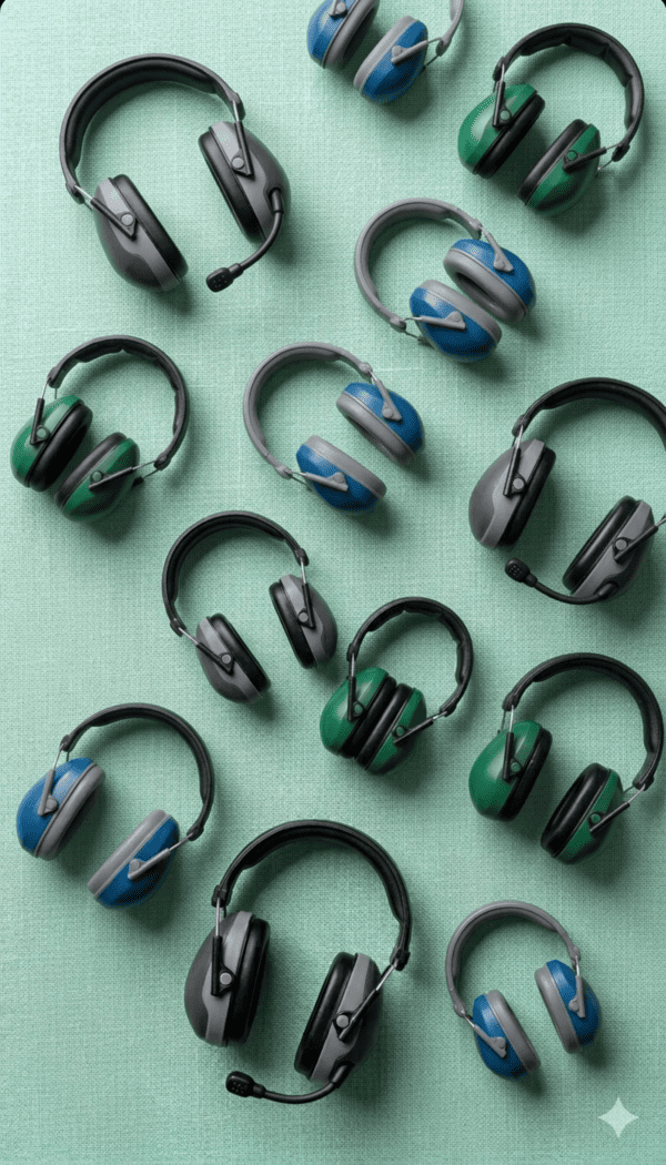 Herramientas manuales organizadas sobre fondo naranja.